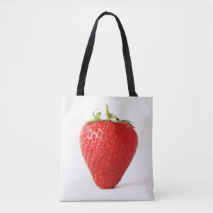 Eine Rote Erdbeere Tasche