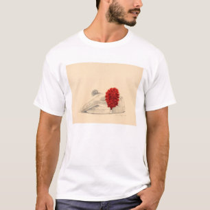 Eine rote Hechel 2004 der schwarzen Uhr T-Shirt