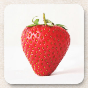 Eine Rote Strawberry-Küste Getränkeuntersetzer