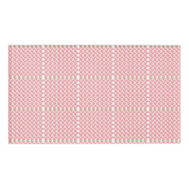 eine rote und weiße Blume auf weißem Hintergrund Namenschild