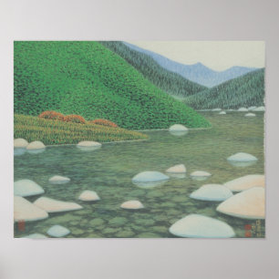 Eine ruhige Ecke auf den Bergen Poster