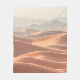 Eine ruhige und atemberaubende Wüstenlandschaft mi Fleecedecke