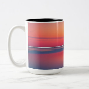 Eine ruhige Zwei-Tone-Tasse Zweifarbige Tasse