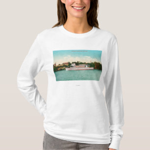 Eine Sacramento River Szene mit einem Riverboat T-Shirt