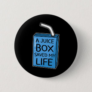 Eine Saftbox Rettete mein Lebensdiabetes-Bewusstse Button