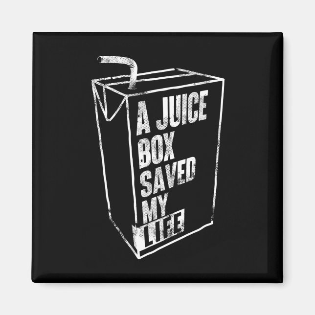 Eine Saftbox Rettete meinen Lebensblutzucker Diabe Magnet (Vorne)