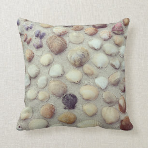 Eine Sammlung Seashells Kissen