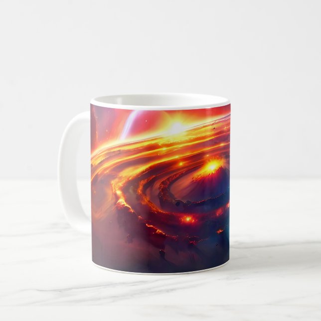 Eine Sammlung von Tasse des Sonnensystems (Vorderseite Links)