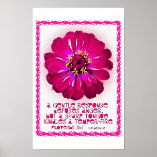 Eine sanfte Reaktion .... Poster