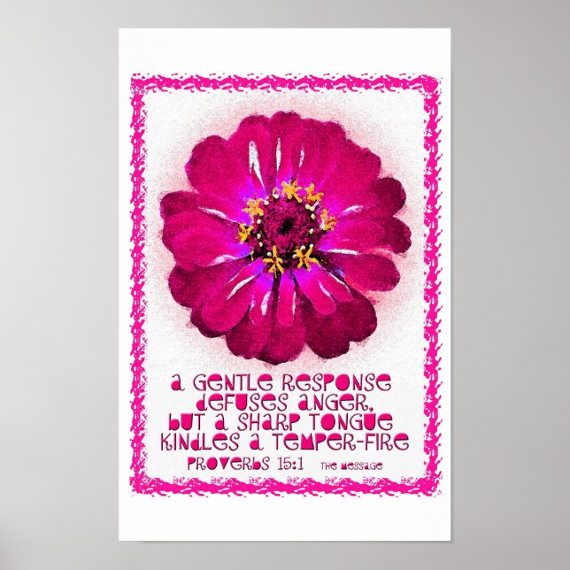 Eine sanfte Reaktion .... Poster (Vorne)