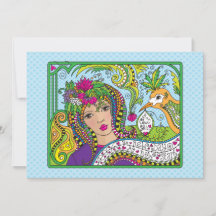 Eine saubere spät_flache Karte 7 Zoll x 5 Zoll