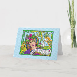 Eine saubere spät_grüßende Karte