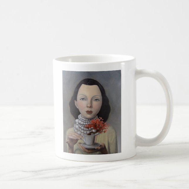 Eine Schale des Baums Kaffeetasse (Rechts)
