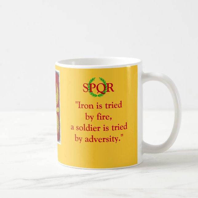 Eine Schale für einen Soldaten von Rom Kaffeetasse (Rechts)