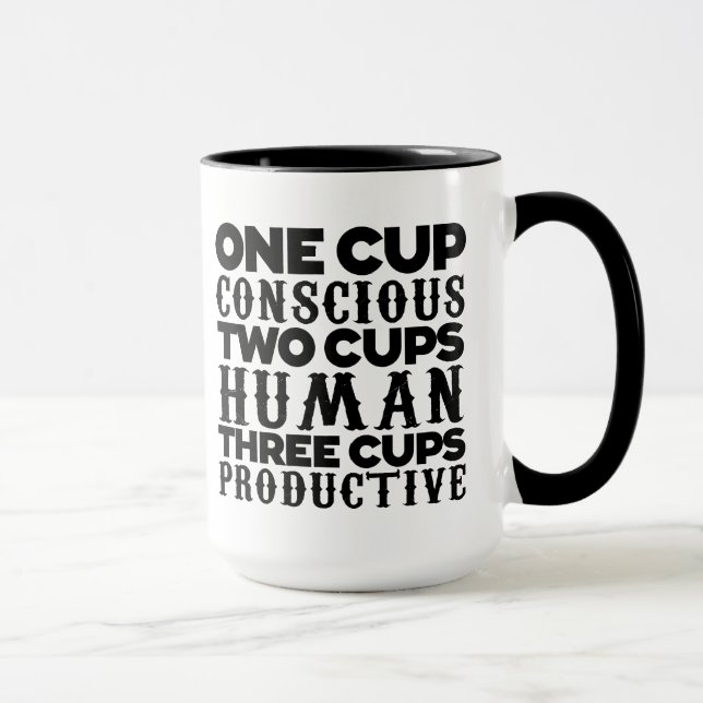 Eine Schalen-bewusste Tasse (Rechts)