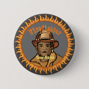 Eine Schaltfläche für das Black Firefighter-Button Button