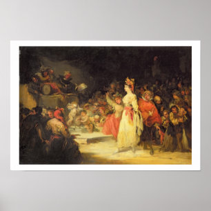 Eine Schauspielerin vor der Inquisition (siehe auc Poster