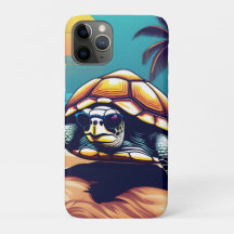 Eine Schildkröte mit Sonnenbrille