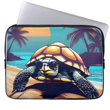 Eine Schildkröte mit Sonnenbrille