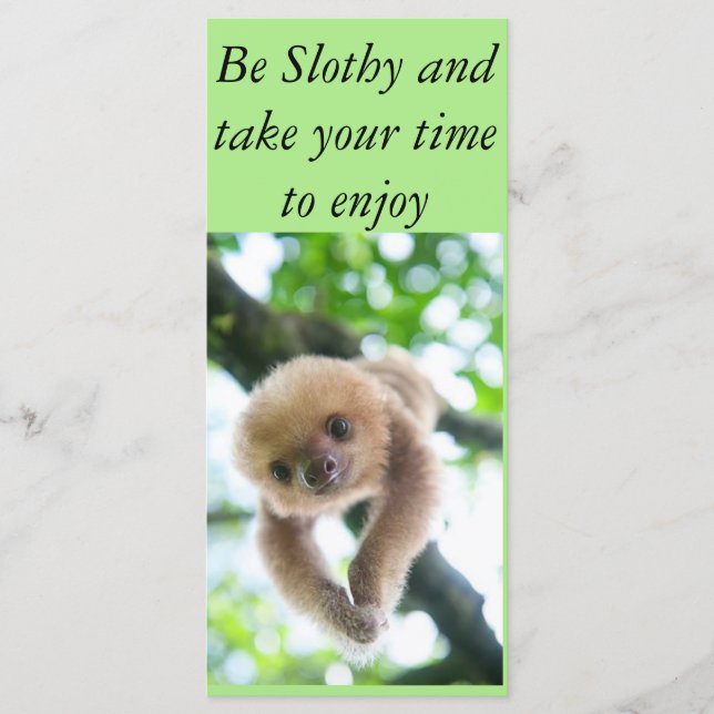 Eine Schleppkarte (Vorderseite)