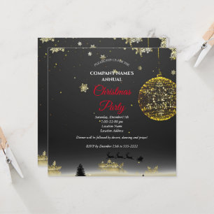 Eine schlichte, elegante Weihnachtszeit-Party Einl