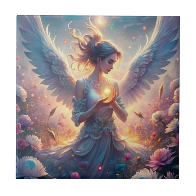 Eine schöne Fee Fliese (Vorderseite)