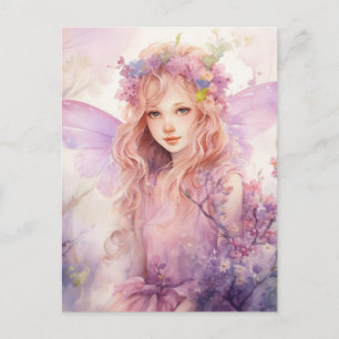Eine schöne Frühlingsfee Postkarte