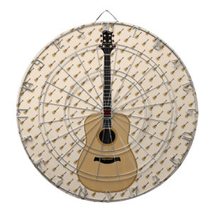 Eine schöne Gitarre Dartscheibe