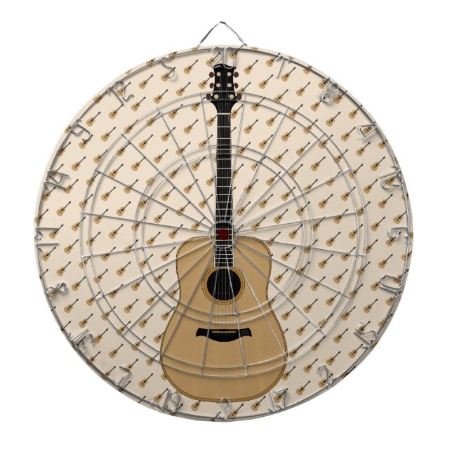 Eine schöne Gitarre Dartscheibe (vorne)