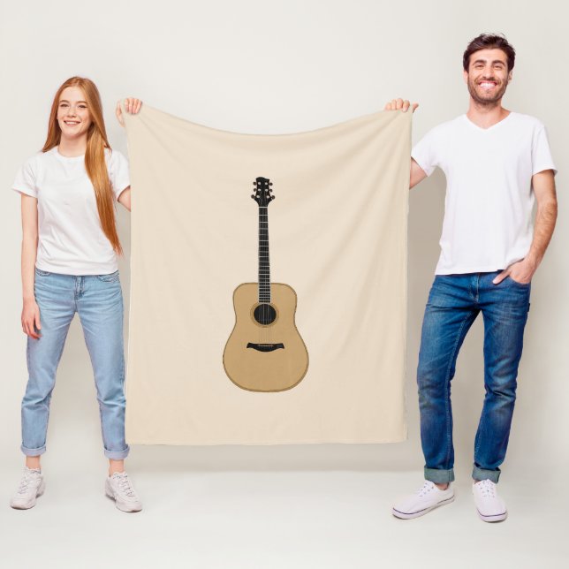 Eine schöne Gitarre Fleecedecke (Beispiel)