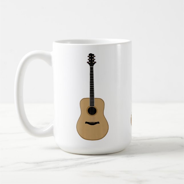 Eine schöne Gitarre Kaffeetasse (Links)