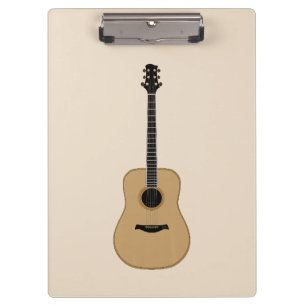 Eine schöne Gitarre Klemmbrett