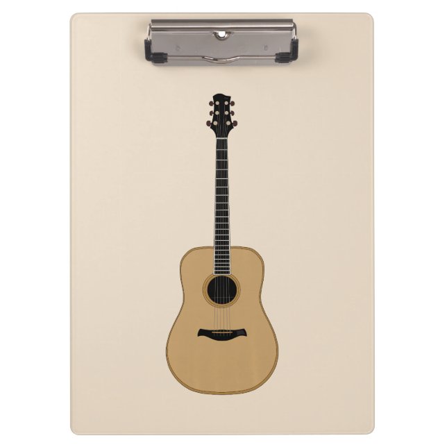 Eine schöne Gitarre Klemmbrett (Vorderseite)