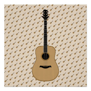 Eine schöne Gitarre Poster