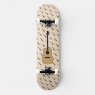 Eine schöne Gitarre Skateboard