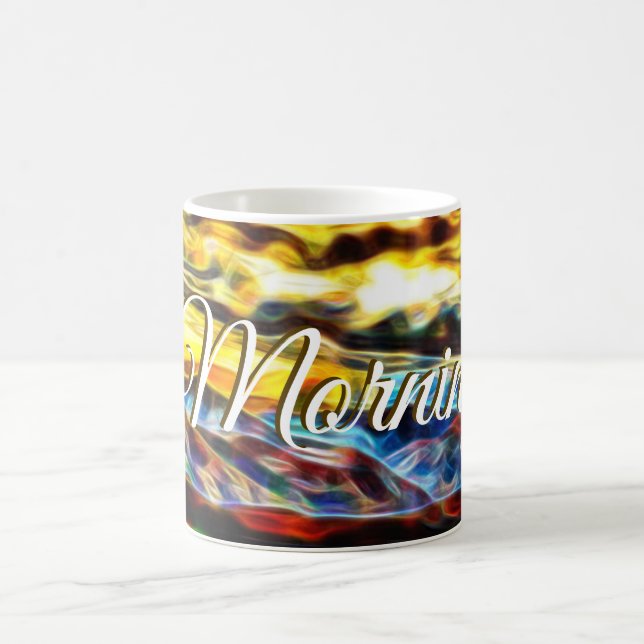 Eine schöne morgendliche Kaffeetasse Tasse (Mittel)