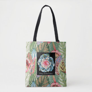 Eine schöne Philip Jacobs Fabric Coleus Tote Tasch Tasche