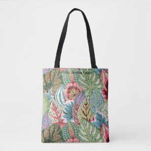 Eine schöne Philip Jacobs Fabric Coleus Tote Tasch Tasche