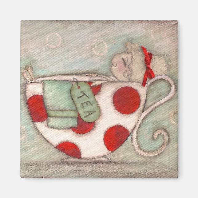 Eine schöne Tasse Tee - Magnet (Vorne)