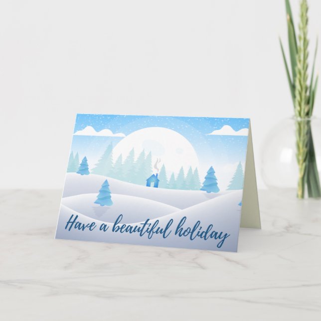 Eine schöne Urlaubskarte Karte (Vorderseite)