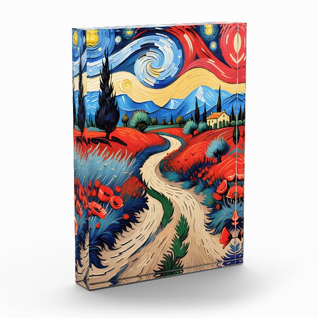 Eine schöne Wiese Fotoblock (Links)