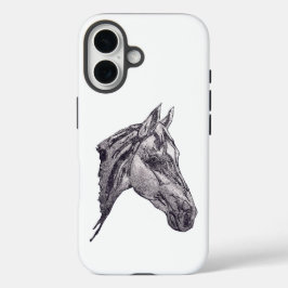 Eine Schönheit der Pferde iPhone 16 Hülle