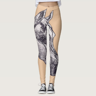 Eine Schönheit der Pferde Leggings