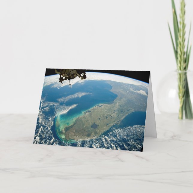 Eine schräge Florida an der Südostküste Karte (Vorderseite)