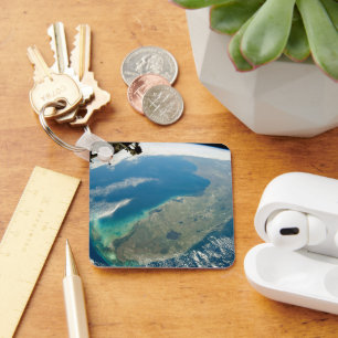 Eine schräge Florida an der Südostküste Schlüsselanhänger