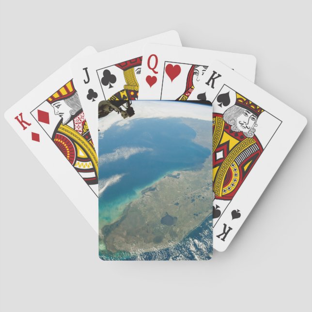Eine schräge Florida an der Südostküste Spielkarten (Rückseite)