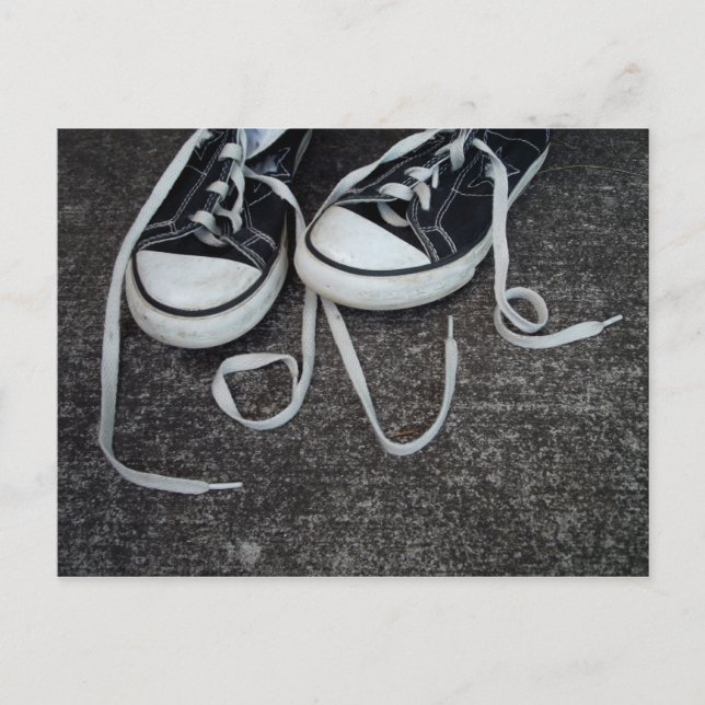 Eine SchuhAffäre mit Liebe Postkarte (Vorderseite)