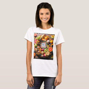 eine Schüssel mit Essen, die zam darauf sagt T-Shirt