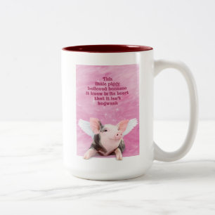 Eine schwach geglaubte Zwei-Ton-Kaffee-Tasse Zweifarbige Tasse