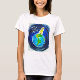 Eine schwache Welt freut sich über den Weihnachtsf T-Shirt